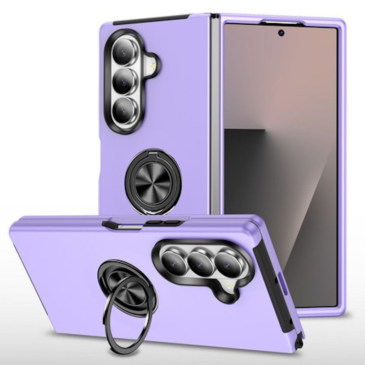 Hybrid Magnetic Invisible Ring Case for Samsung Galaxy Z Fold 7 Hybrid Magnetic Invisible Ring Case for Samsung Galaxy Z Fold 7